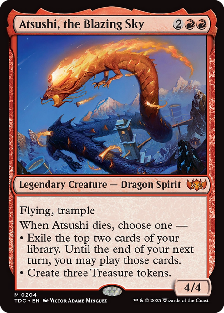 Atsushi, the Blazing Sky [Tarkir: Dragonstorm Commander]