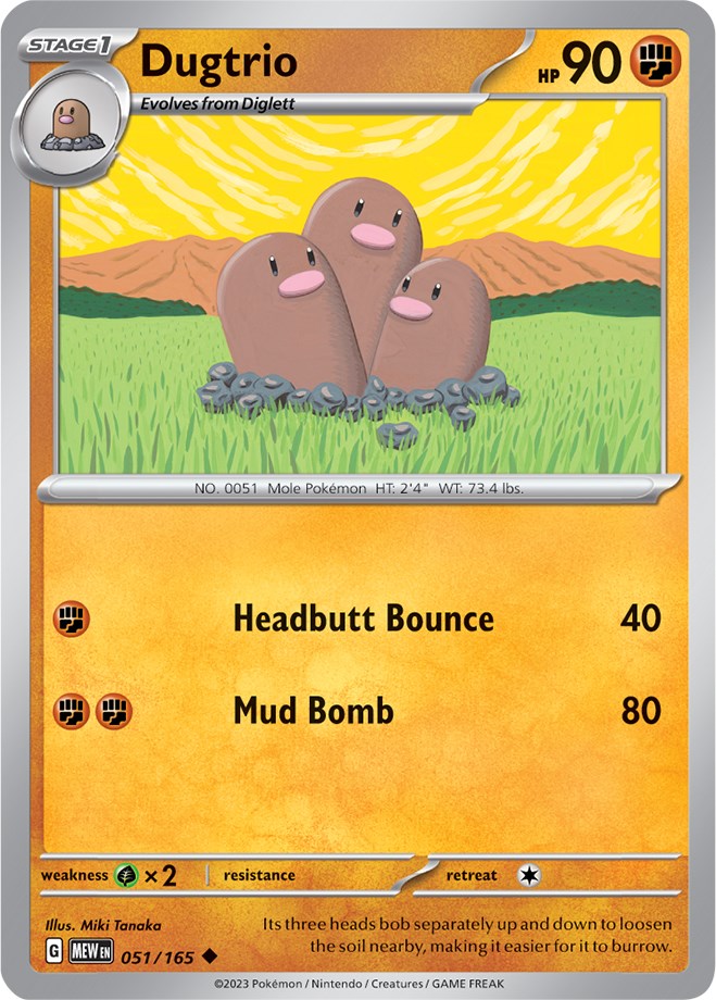 Dugtrio (051/165) [Scarlet & Violet 151]