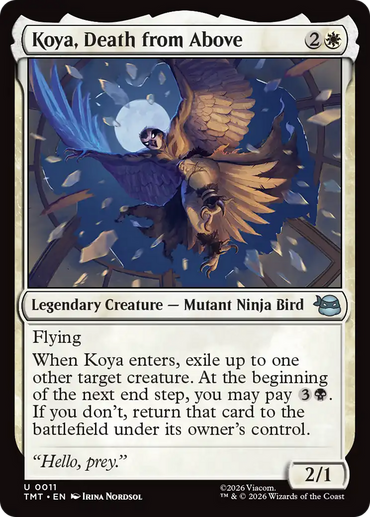 Koya, Death from Above [Teenage Mutant Ninja Turtles]