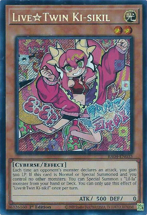 LiveTwin Ki-sikil [RA04-EN035] Secret Rare
