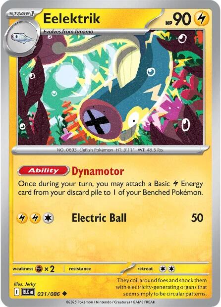 Eelektrik (031/086) [Scarlet & Violet: Black Bolt]