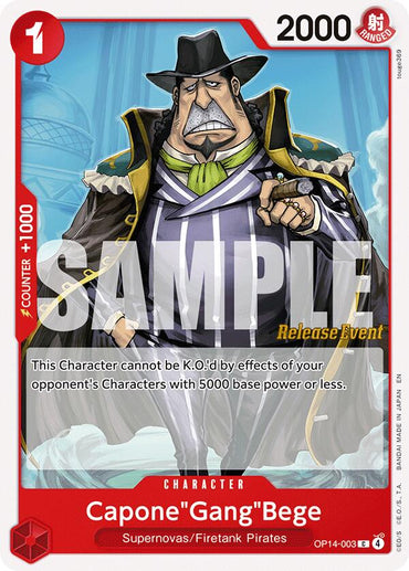 Capone"Gang"Bege [The Azure Sea's Seven Release Event Cards]