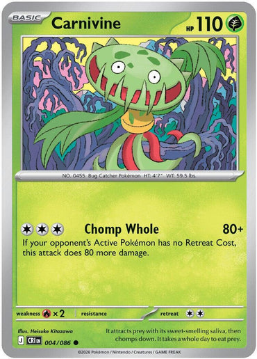 Carnivine (004/086) [Mega Evolution: Chaos Rising]