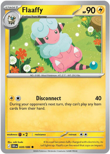 Flaaffy (028/086) [Mega Evolution: Chaos Rising]
