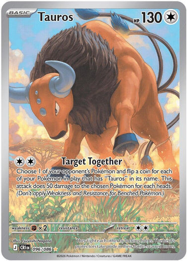 Tauros (096/086) [Mega Evolution: Chaos Rising]