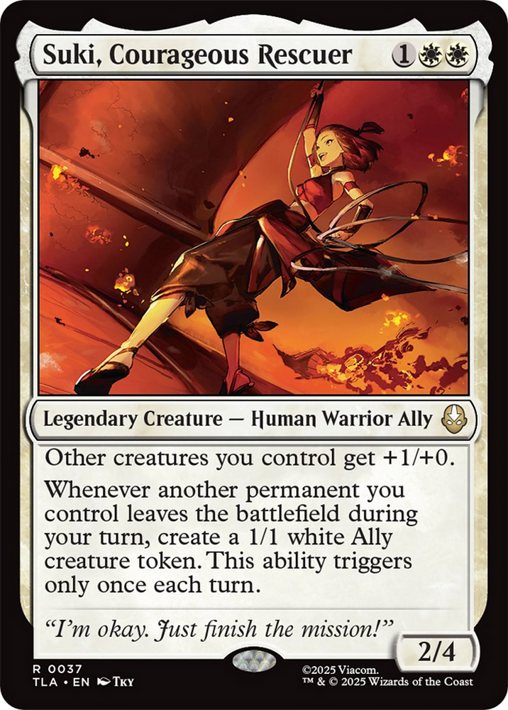Suki, Courageous Rescuer [Avatar: The Last Airbender]