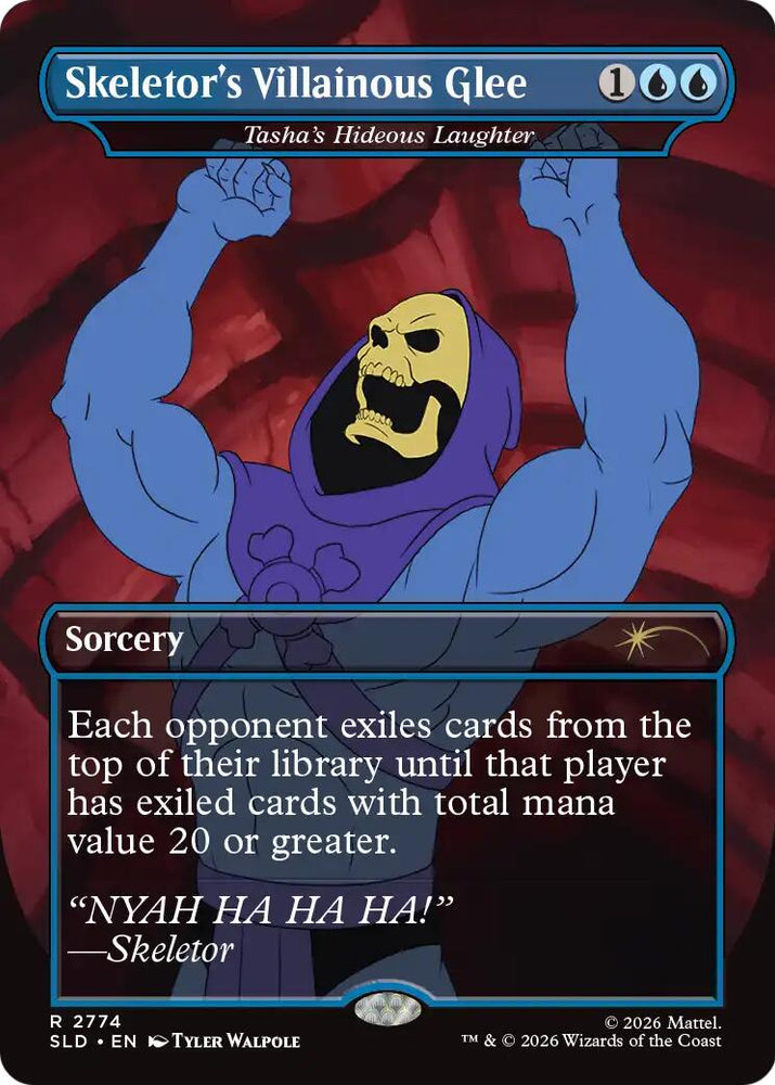 Skeletor's Villainous Glee - Tasha's Hideous Laughter [Secret Lair Drop Series]
