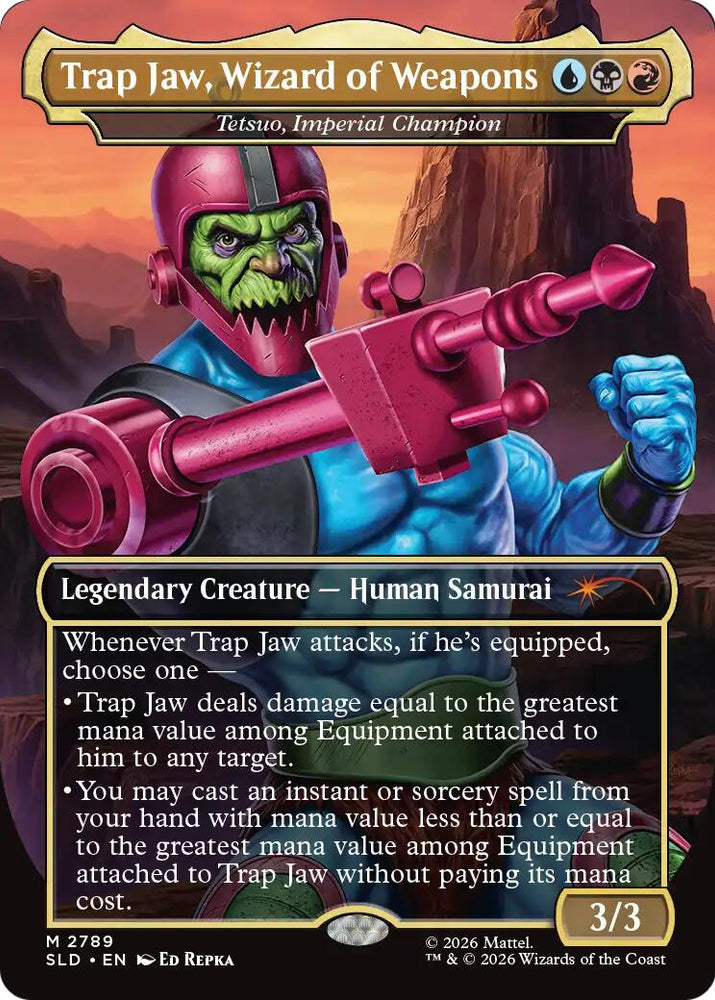 Trap Jaw, Wizard of Weapons - Tetsuo, Imperial Champion [Secret Lair Drop Series]