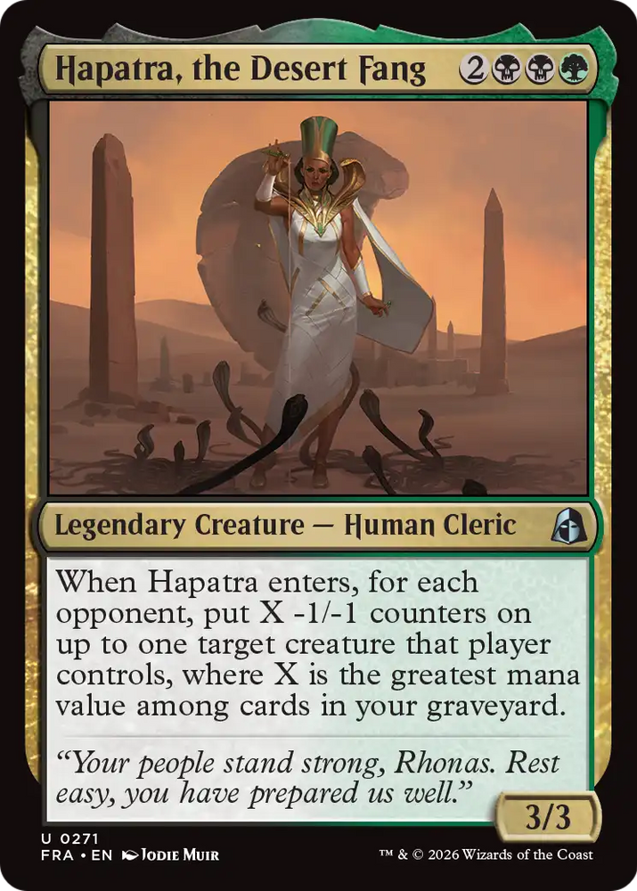 Hapatra, the Desert Fang [Reality Fracture]