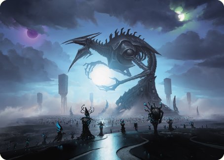 Blue Sun's Twilight Art Card [Phyrexia: All Will Be One Art Series]