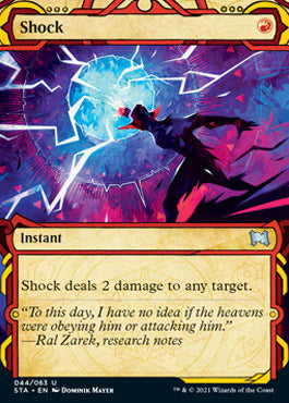Shock (Foil Etched) [Strixhaven: Mystical Archive]