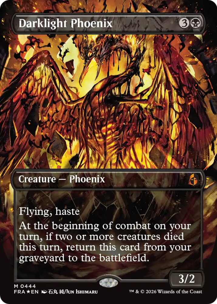 Darklight Phoenix (Borderless) (0444) [Reality Fracture]