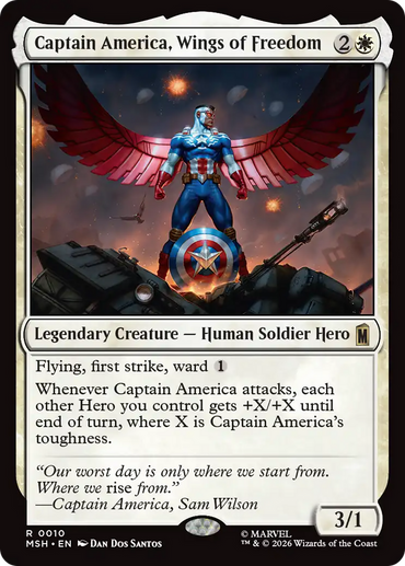 Captain America, Wings of Freedom [Marvel Super Heroes]
