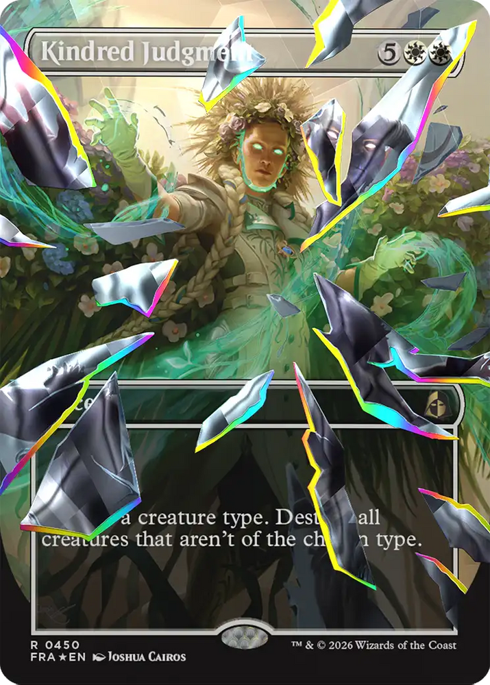 Kindred Judgment (Borderless) (Facet Foil) [Reality Fracture]