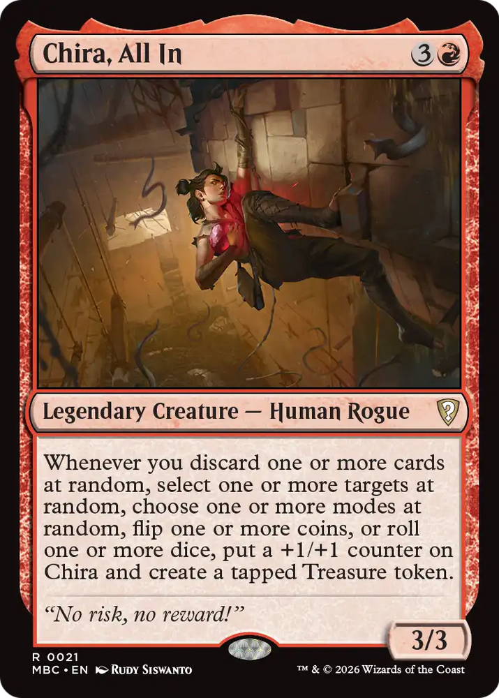 Chira, All In [Mystery Booster: Commander Edition]