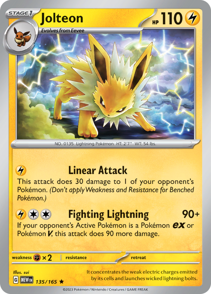 Jolteon (135/165) [Scarlet & Violet 151]