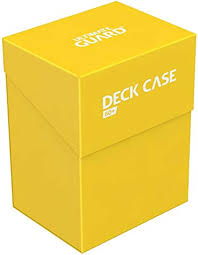 DECK CASE 100+ STANDARD SIZE YELLOW