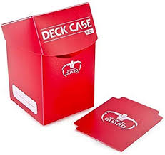 ULTIMATE GUARD DECK CASE 100+ STANDARD SIZE RED