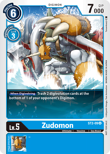 Zudomon [ST2-09] (Alternate Art) [Starter Deck: Cocytus Blue Promos]