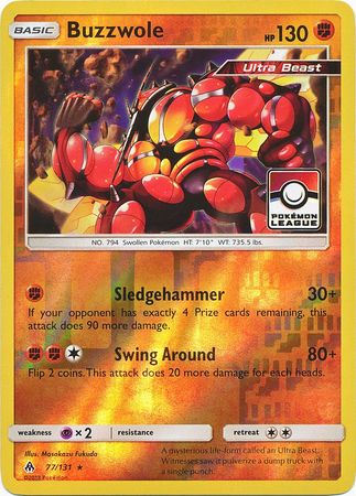 Buzzwole (77/131) (League Promo) [Sun & Moon: Forbidden Light]