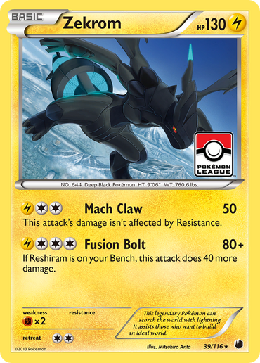 Zekrom (39/116) [Black & White: Plasma Freeze]