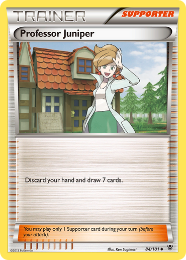 Professor Juniper (84/101) [Black & White: Plasma Blast]