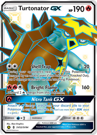 Turtonator GX (SV52/SV94) [Sun & Moon: Hidden Fates - Shiny Vault]