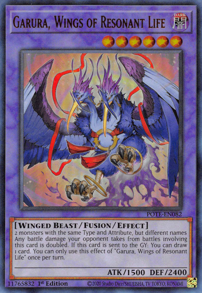 Garura, Wings of Resonant Life [POTE-EN082] Ultra Rare