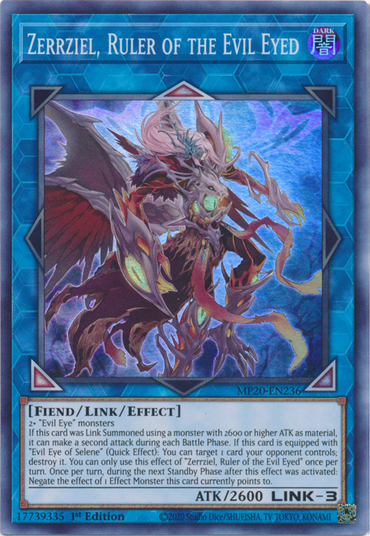 Zerrziel, Ruler of the Evil Eyed [MP20-EN236] Super Rare