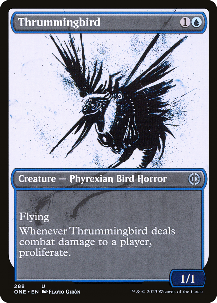 Thrummingbird (Showcase Ichor) [Phyrexia: All Will Be One]