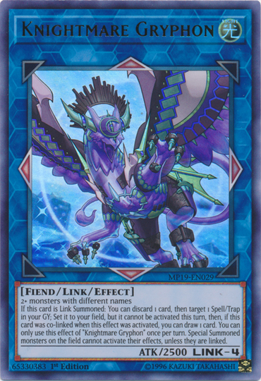 Knightmare Gryphon [MP19-EN029] Ultra Rare