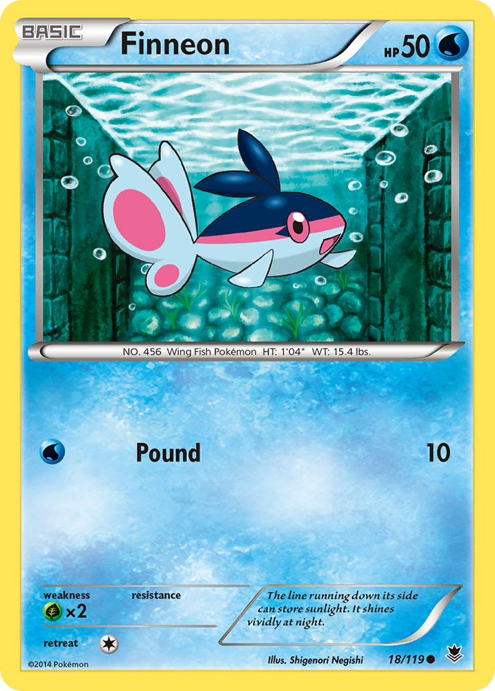 Finneon (18/119) [XY: Phantom Forces]