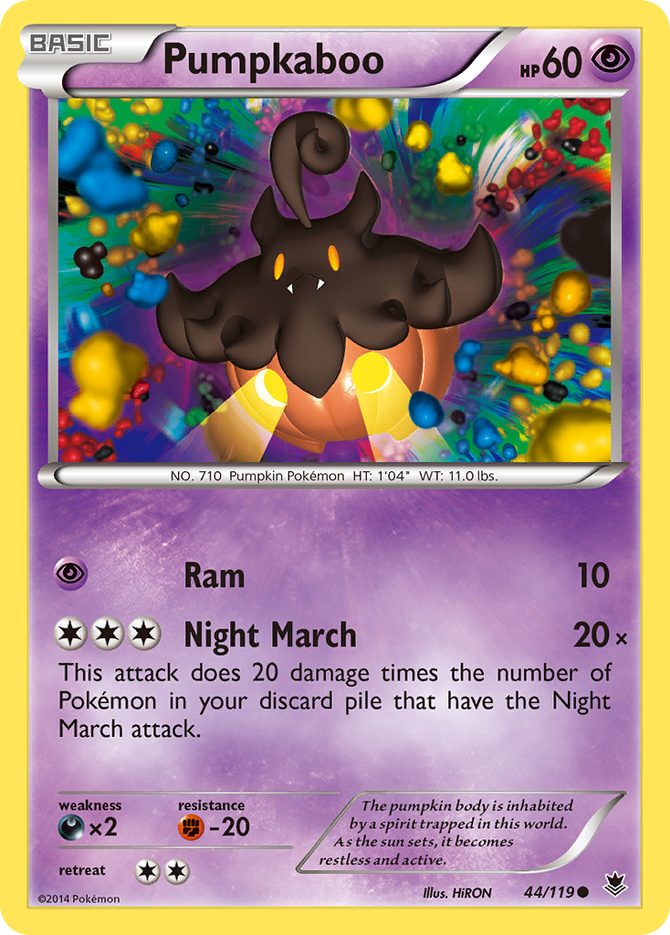 Pumpkaboo (44/119) [XY: Phantom Forces]