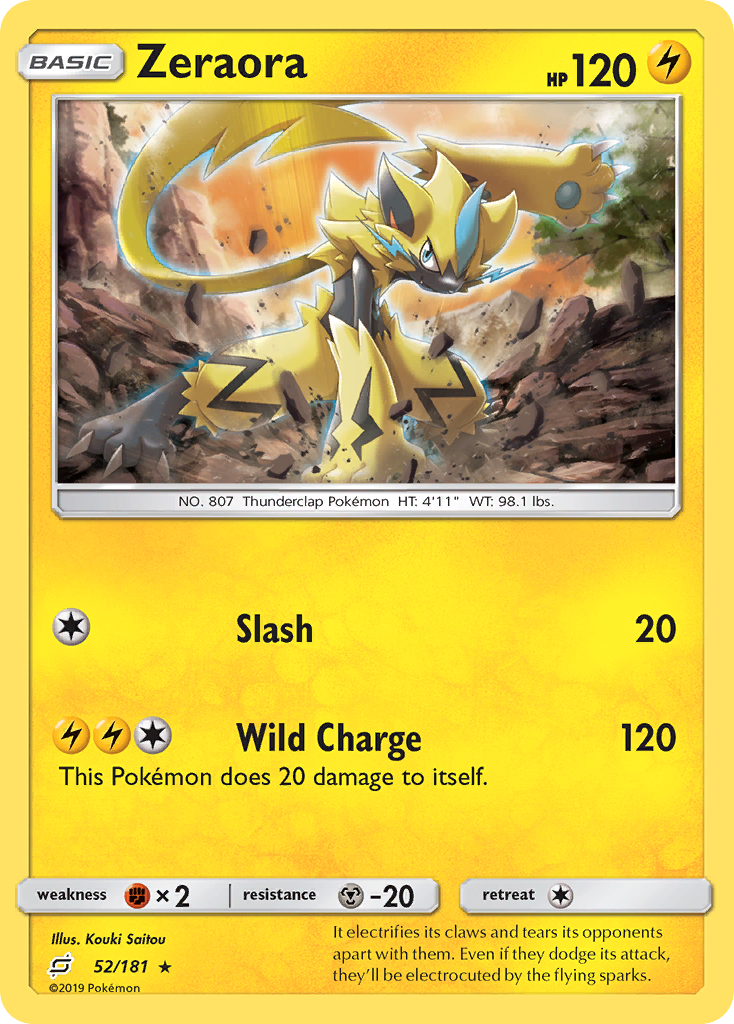 Zeraora (52/181) [Sun & Moon: Team Up]