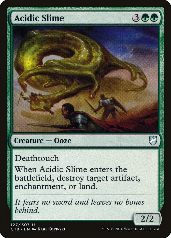 Acidic Slime [Commander 2018]